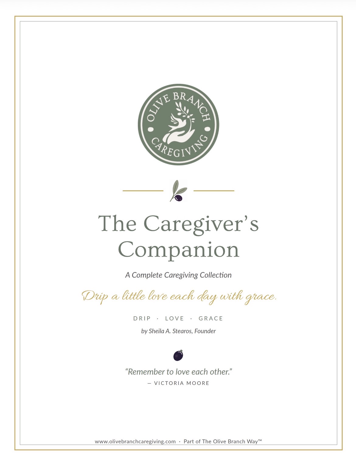 The Caregiver's Companion binder — the system caregivers build in the Master Class